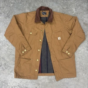 Abrigo Carhartt Para Hombres XL Alto Calce Suelto Firme Pato Manta Forrada Tareas Tostado Caqui F22 - Imagen 1 de 12
