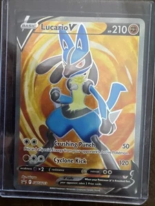 Lucario V SWSH213 SWSH: Sword & Shield Promo Cards Holo - Picture 1 of 2