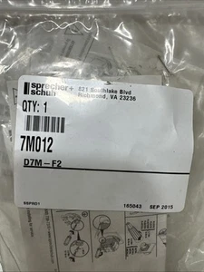 Sprecher + Schuh D7N-F2 Flush Push Button Black D7NF2 Qty 3 - Picture 1 of 3