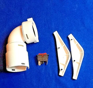 SHARK # 356 E SCHLAUCHBOGEN BEFESTIGUNG & EIN/AUS SCHALTER (WEISS) LFTAWY NAV 11 23 25D - Bild 1 von 7