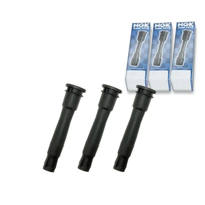 Bota bobina de ignição 3 peças NGK para 2002-2005 Land Rover Freelander 2.5L V6 - pz - Imagem 1 de 4