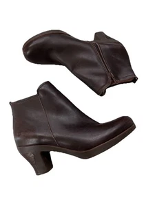 Botas al tobillo El Naturalista para mujer talla 9,5 de cuero con cremallera marrón boho chic - Imagen 1 de 10