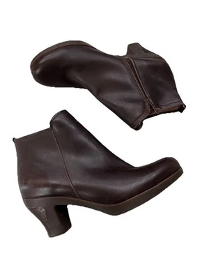 Botas al tobillo El Naturalista para mujer talla 9,5 de cuero con cremallera marrón boho chic Foto 1 de 4