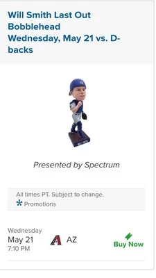 Dodgers Tickets  - Image 1 of 2