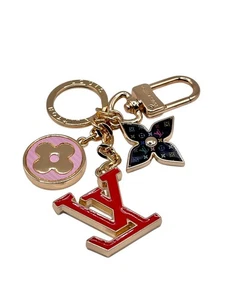 Authentic Louis Vuitton Fleur De Monogram Key Charm Bag Charm Accessory - Picture 1 of 5