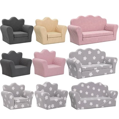 Kindersessel Kindersofa Kinder Mädchen Softsofa Kindercouch Kinder Stuhl / Sofa - Bild 1 von 4