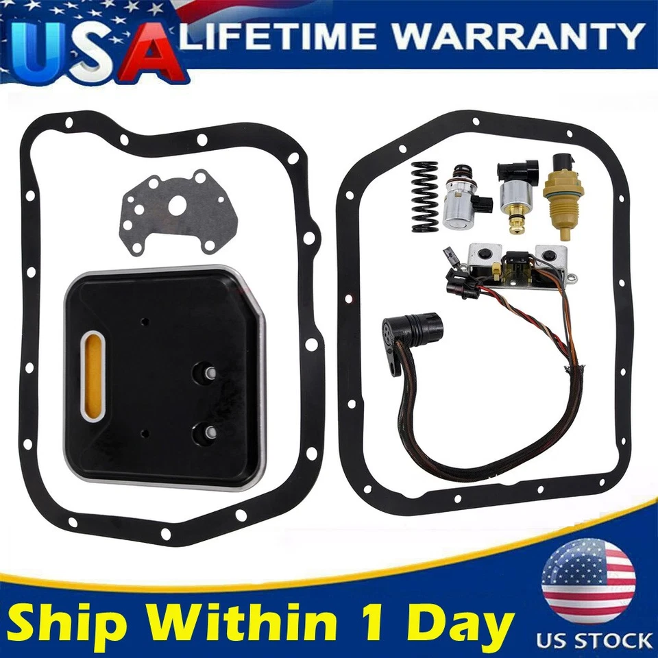 Transmission Filter Kit & Solenoid Sensor Set For 2000-Up A518 46RE 48RE 4617210 - Image 1 of 4