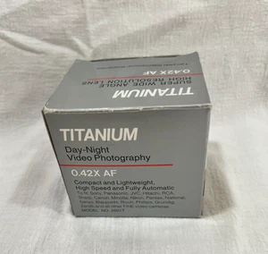 Titanium Digital Super Wide Angle  0.42X AF Lens Pro High Resolution Macro 260IT - Picture 1 of 7