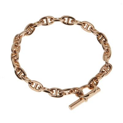Hermes Chaine d'Ancre 18k Rose Gold Chain Link Bracelet - Image 1 of 3