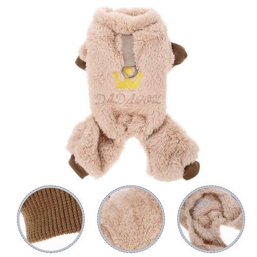 VETEMENTS Cappotto caldo in velluto per cani in inverno termico vestiti per animali domestici maglione lavorato a maglia