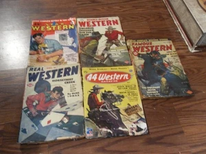 VINTAGE WESTERN MAGAZINE  FROM 1943 TO 1945  5 DIFFERENT MAGAZINES - Bild 1 von 5