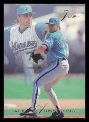 1993 Flair #46 Jack Armstrong Baseball Card - Image 1 of 2