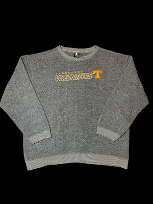 Suéter Teneessee Volunteers College Starter Sports cinza gola redonda XXL Y2k - Imagem 1 de 4