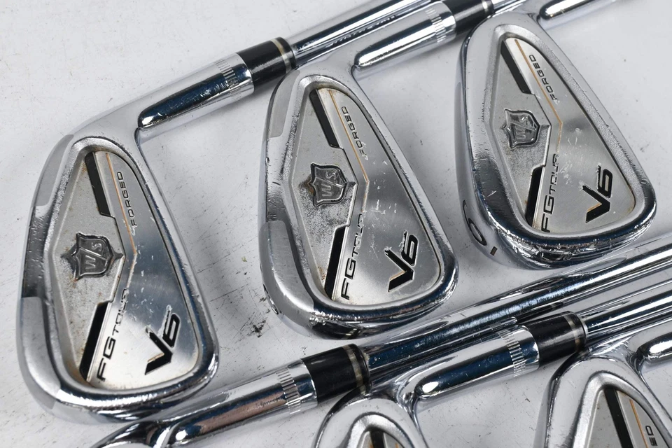 Wilson FG Tour V6 Irons / 4-PW / Stiff Flex Steel Shafts - Image 1 of 4