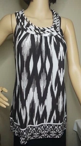 ❤❤❤ Heart Soul womens size L brown sleeveless 95% polyester top - Picture 1 of 8