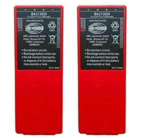 2x 2100MHA 6V for HBC Radiomatic BA214061 BA213020 FUB10AA Rechargeable Battery - Picture 1 of 6