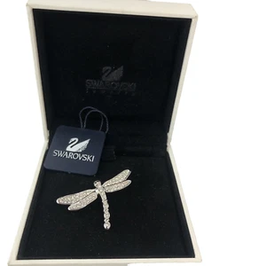 Swarovski Crystal Dragonfly Brooch Pin New in Box with Tags - Picture 1 of 9