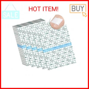 TrelaCo 50 Pieces Shower Waterproof Patch Transparent Stretch Adhesive Bandage L - Picture 1 of 2