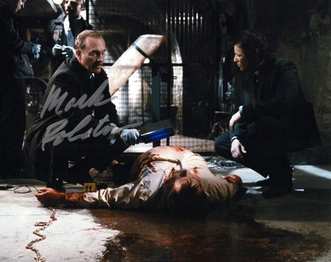 MARK ROLSTON signed Autograph 20x25 cm Photo "Saw" Cover