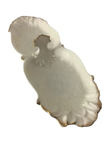 Lenox Gold Tipped Angel Wings Design Dish New Christmas Bone China 15.5” Bowl - Picture 1 of 12