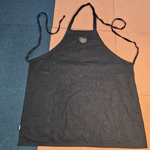 CIA Culinary Institute of America Black Cooking Cooks Bib Apron Chef Kitchen W6a - Picture 1 of 7