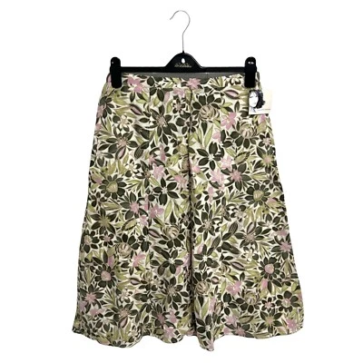 Jaclyn Smith Women's Knee Length Floral Circle A Line Skirt Size M - Image 1 of 4
