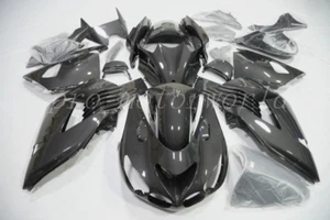 For Kawasaki Ninja ZX14R ZX1400 06-2011 Black Carbon Fiber Fairing Kit Bodywork - Picture 1 of 2