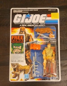 Figura de acción Vintage GI Joe Spearhead y Max MOC 1987 ARAH Hero Cobra - Imagen 1 de 5
