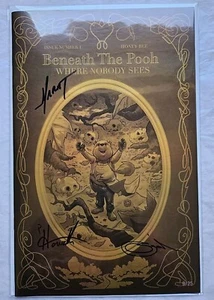 Do You Pooh? Sotto il Pooh Dove Nessuno Vede X3 Firmato FOGLIO ORO 9/25 Horvath - Foto 1 di 8