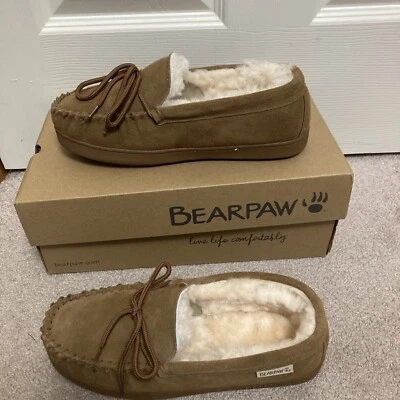 Zapatilla de nogal americano Bearpaw Moc II para hombre TALLA 9 Foto 1 de 4