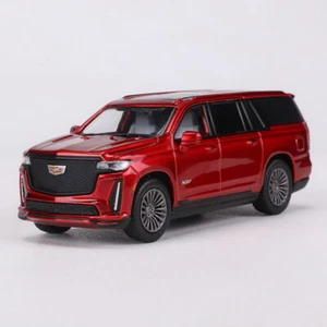 MASDI 1/64 Scale Cadillac Escalade Red Diecast Car Model Toy Gift - Picture 1 of 6