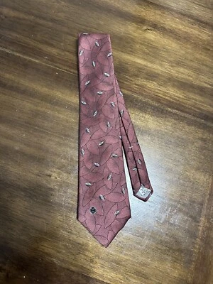 Corbata de cuello Halston III rojo granate traje formal Foto 1 de 4