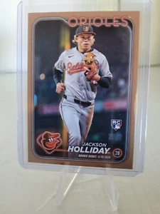 Actualización Topps 2024 debut novato Jackson Holliday RC #US97 Gold Border #951/2024 - Imagen 1 de 2