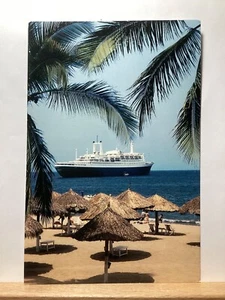 Holland America’s SS Rotterdam: - Vintage Postcard - Picture 1 of 3