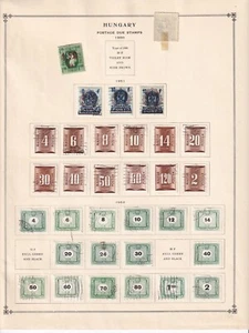 HUNGARY Back of Book 1949-1954 colection on 8 Pages MH & USED, F/VF - Bild 1 von 8
