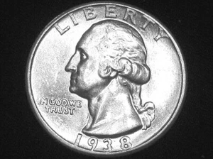1938-S Washington Quarter -- Almost Uncirculated +++ --- Looks BU ! - Picture 1 of 6