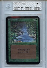 MTG Alpha Stream of Life BGS 7.0 (7) NM Card Magic the Gathering WOTC 4201