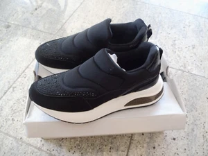Venice Deichmann, Sneaker, schwarz/weiß, Gr. 39, neu im Karton - Bild 1 von 8