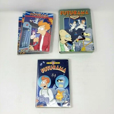 Futurama Animated TV Show DVD Set Vol. 1-3. Volumes 1, 2 & 3 Hodgepodge Set - Image 1 of 4