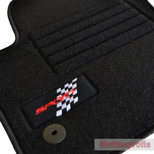 Mattenprofis Velours Logo Fußmatten für Seat Leon II 1P ab Bj.05/2005 - 2012 - Bild 1 von 1