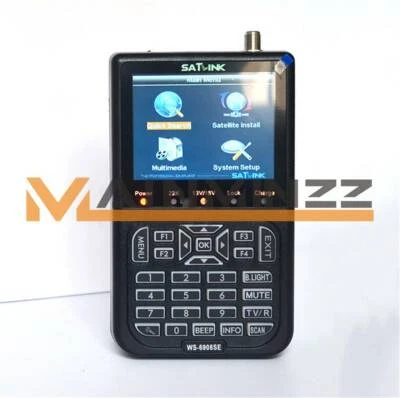 WS-6908SE SATLINK Digital Satellite Meter Finder Support KB-LIGHT&BACKLIGHT QPSK - Image 1 of 4