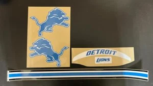 Detroit Lions Riddell Speed Full Size Football Helmet Decal Set - Picture 1 of 1