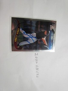 2002 Topps Chrome Chris Truby signed Baseball Card 