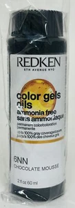Redken - Color Gels Oils - Ammonia Free - 6NN Chocolate Mousse 2 fl oz - Picture 1 of 2