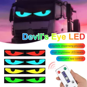 Truck-Specific Devil's Eye-LED-Screen/Car Eye Light Truck Dynamic LED Light 2M - Foto 1 di 30