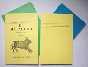 Echeverría, Esteban - El Matadero - Luis Seoane - Con suite de once xilografías - Imagen 1 de 14
