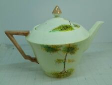 Stunning Bell China Art Deco Willow Teapot RARE