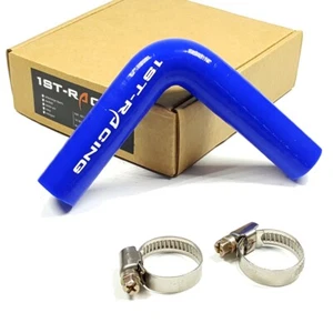 Tubo de silicona de 5/8" para manguera de calentador intercambiable LS 90 grados curva moldeada manguera de calentador BU - Imagen 1 de 5