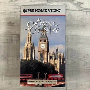 PBS Home Video Crown and Country Series II VHS Boxed Set 3 Tapes Good Condition - Picture 1 of 11