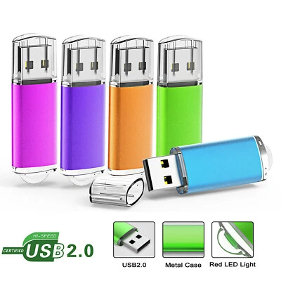 5Pack Memory Stick 1GB 2GB 4GB 8GB 16GB 32GB 64GB USB Flash Drive Thumb Drives - Image 1 of 4